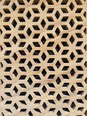Teak Stone Ornamental Lattice